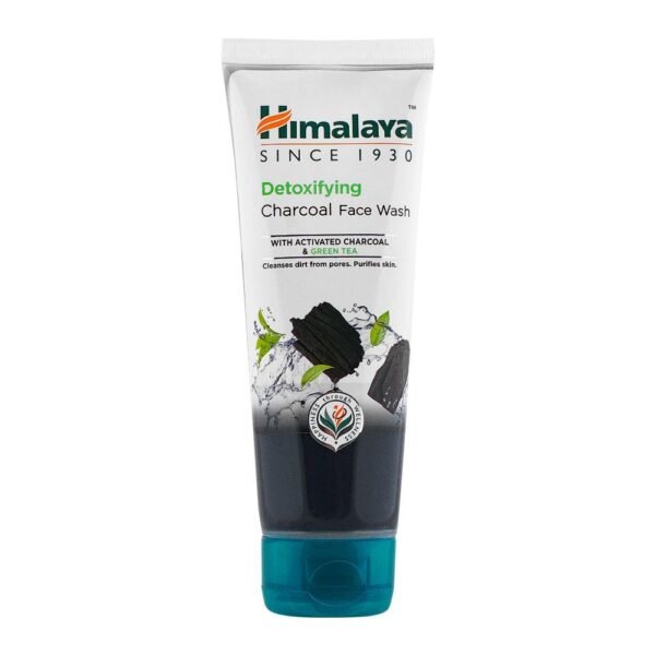 Himalaya Detoxifying Charcoal & Green Tea Face Wash, 100ml