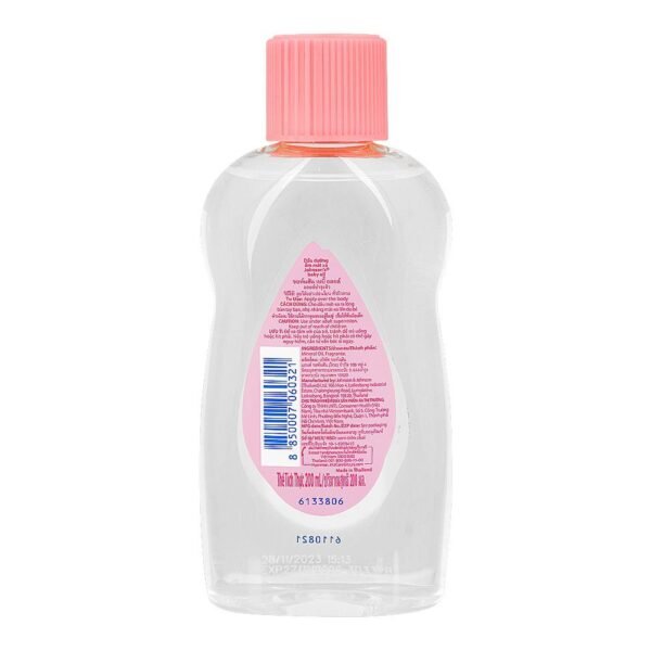 Johnson's Baby Oil, No Parabens and Phthalates, 200ml