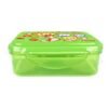 Lion Star Plastic Enzo Clip Lunch Box, 5.7in (H) x 4.1in (W) x 2.2in (D), Green, SB-33
