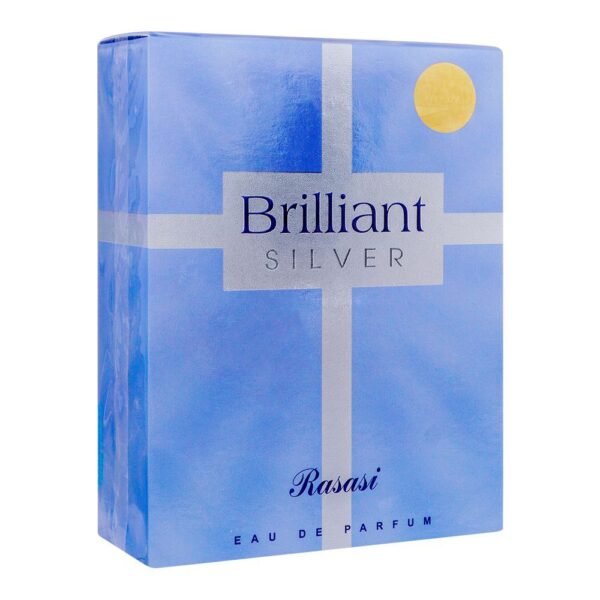 Rasasi Brilliant Silver, Eau de Parfum, For Men & Women, 100ml