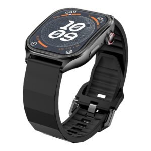 Zero 2.01" HD Display Sigma Smart Watch, IP67 Water Resistant, Black